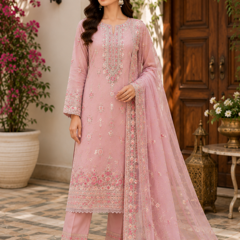 Designer Chiffon Party Wear