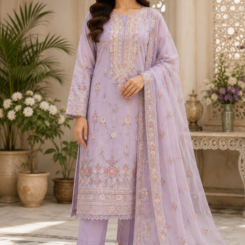 Classic Khaddar Winter Suit