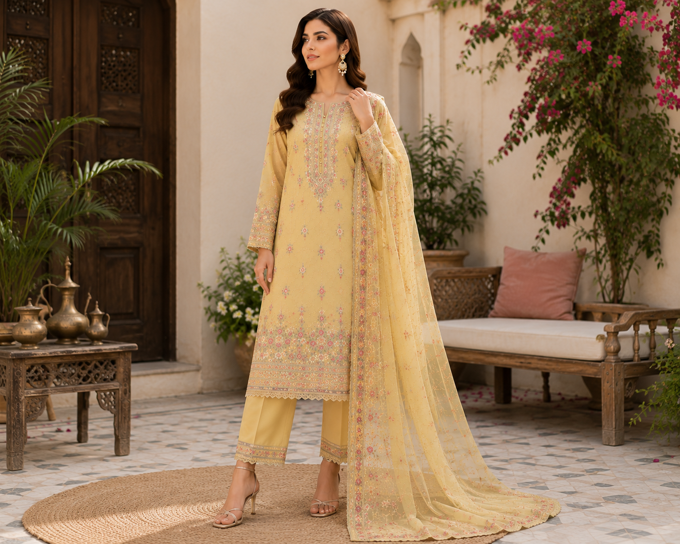 Everyday Linen Two-Piece - Aura By Aroob
